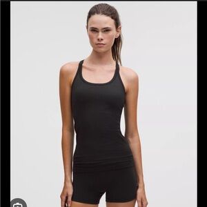 Lululemon ‘Ebb to Street’ Racerback Tank Top, Size 12, Color Black, EUC